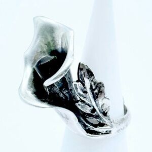 Vintage Mateo Taxco Calla Lily Ring - Large Statement 3D Flower